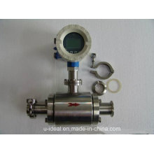 Medidor de fluxo magnético eletromagnético sanitário para a cerveja, líquido, leiteria
